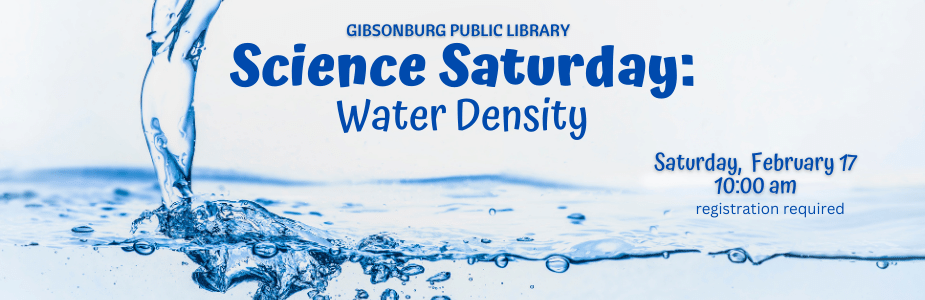 Science Saturday: Water Density at the Gibsonburg Brnach