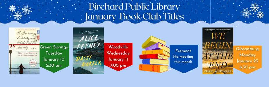 Birchard Book Clubs: January 2023 titles