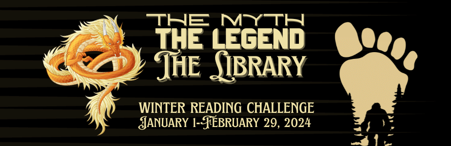 The Myth. The Legend. The Library. Winter Reading Challenge 2024